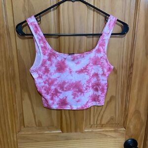 shein tie dye cropped tank